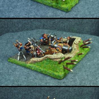 Dwarf Cannon + crew + fortification by Adv
