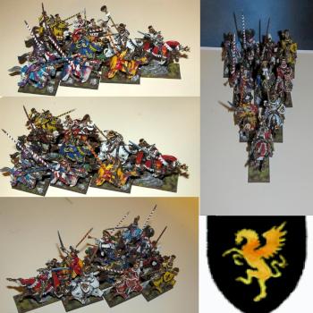 Bretonnian Grail Unit old Lance formation by peloso