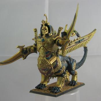 Tomb Kings Necrosphinx by Martin Lymer