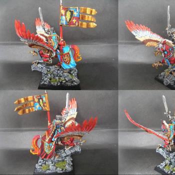 Warhammer Bretonnian King Leoncouer by tinman755