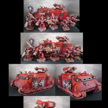 Red Space Wolves Squad 3 by andee