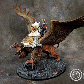 Warhammer Age of Sigmar Empire Karl Franz on Deathclaw by Awaken Realms