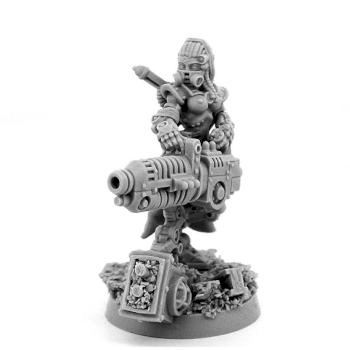 NAKED FEMALE IMPERIAL MECHANIC ERADICATOR WITH PLASMA CANNON by warex