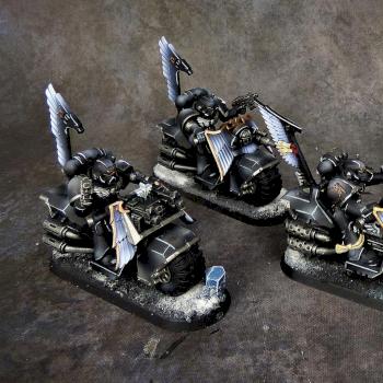 Dark Angels Ravenwing Bikers by Awaken Realms