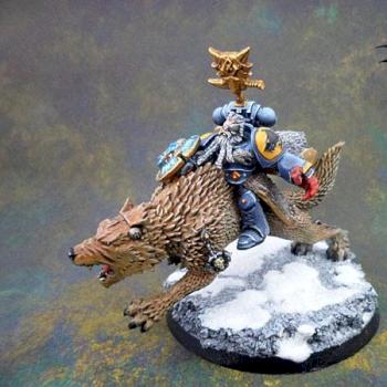 Wolf Lord on Thunderwolf by malinek28