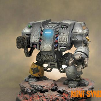 Space wolves dreadnought by Leon0679