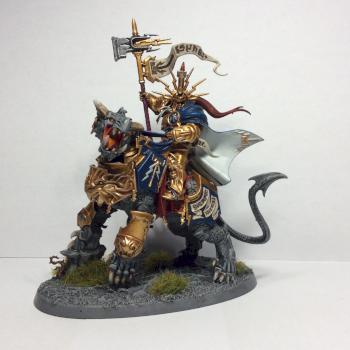 Stormcast Eternals Lord Celestant on Dracoth by Thepaintingbozo