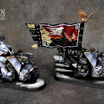 Dark Angels Ravenwing Command Squad by Awaken Realms