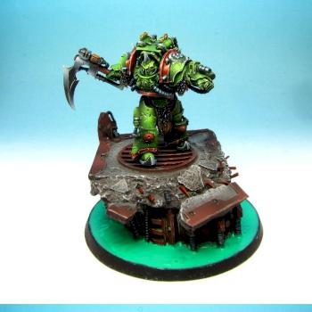 CALAS TYPHON FIRST CAPTAIN OF THE DEATH GUARD by piterminiatures