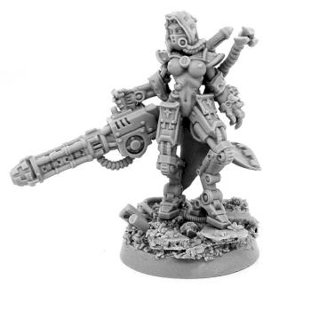 NAKED FEMALE IMPERIAL MECHANIC ERADICATOR WITH GRAVI-CANNON by warex
