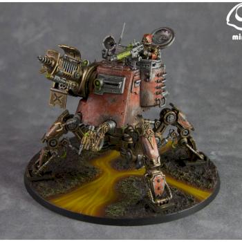 Adeptus Mechanicus Onager Dunecrawler by minichameleon