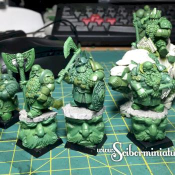 Dwarves - greens by Scibor