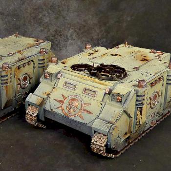 Horus Heresy Death Guard Rhinos by Awaken Realms