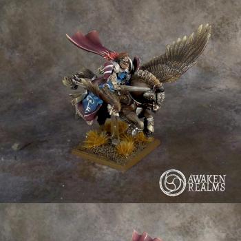Bretonnian Lord on Pegasus by Awaken Realms