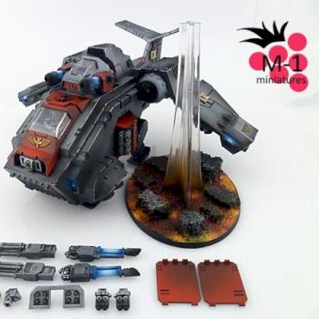 Grey Knights Stormraven by malinek28