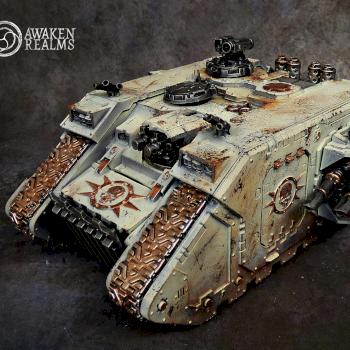 Horus Heresy Death Guard Land Raider by Awaken Realms