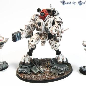 TAU EMPIRE XV95 GHOSTKEEL BATTLESUIT by mediatrade