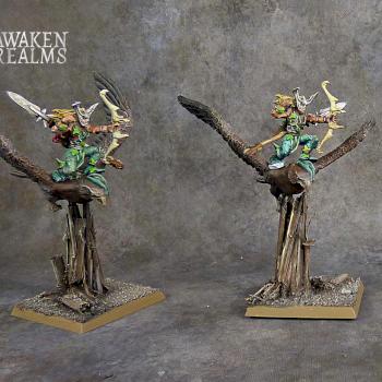 Wood Elves Warhawk Riders by Awaken Realms