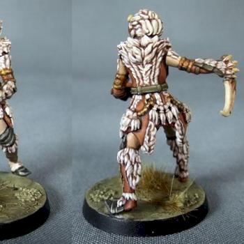 Kingdom Death Survivor in Lion Armor with Dagger by ZandrisIv
