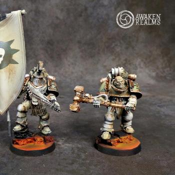 Horus Heresy Death Guard heroes by Awaken Realms