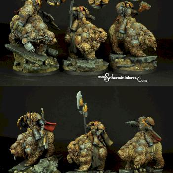 Sci Fi Bear Riders by Scibor