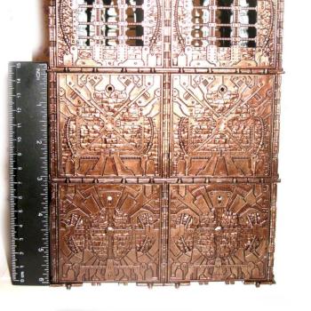Brass Tower of Blood 28mm plastic terrain set by Manu Fox