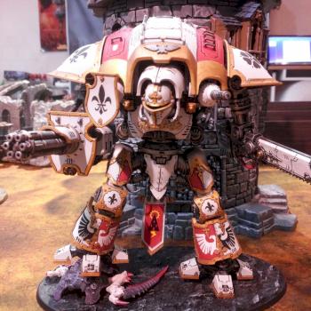 Adepta Sororitas Imperial Knight by hmgang