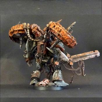 Death Guard Nurgle Demon Prince with rotors (wings) by Xcorac