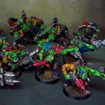 Ork Tankbustas conversion by Awaken Realms