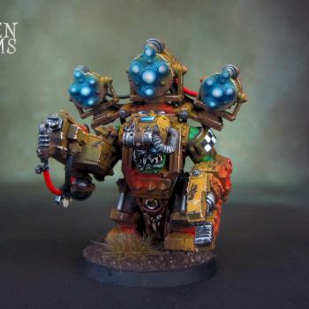 Orks Mek in Mega-Armor by Awaken Realms