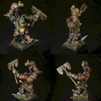 Grimgor Ironhide Ork Waaaghboss  (better pictures) by Ardhir