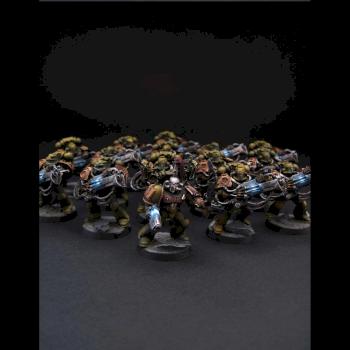 Space Marines Squad with Sonic Weapons by SavageDPainting