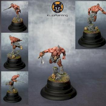 Hasslefree Miniatures - Zuun Ákos (Barbarian) by KujoPainting