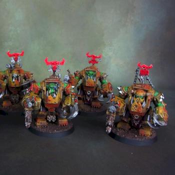 Ork Nobz in Mega-Armours by Awaken Realms