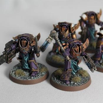 Emperor's Children Tartaros Terminator Squad by LittleMonster