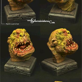 Orc bust by Scibor