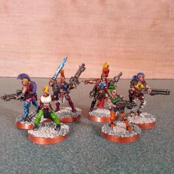 Warhammer Necromunda Escher gang by feekejames