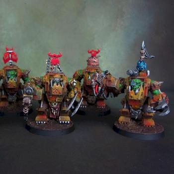 Ork Nobz in Mega-Armours by Awaken Realms