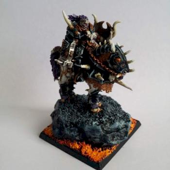 Slaanesh Mounted Chaos Lord by feekejames