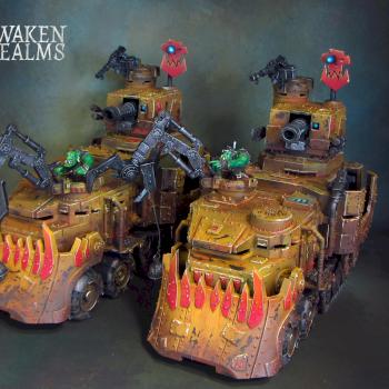 Ork Battlewagons by Awaken Realms