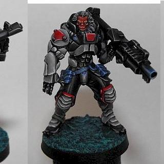 Infinity, Combined Army, Morat Vanguard Infantry (ML) by bajdur
