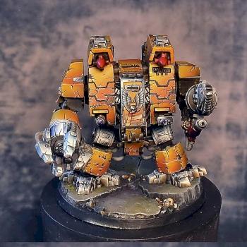 Imperial Fists Dreadnought by Wermilion