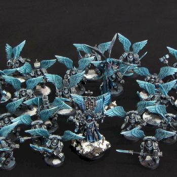 Winged Grey Knights Army by Awaken Realms