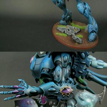 Eldar wraithknight by RezoAmalio