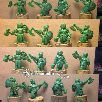 Dwarven Female Warriors by Scibor