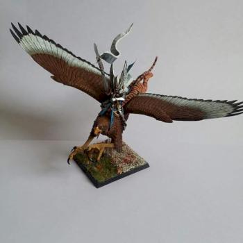Island of blood High Elf Griffon rider by feekejames