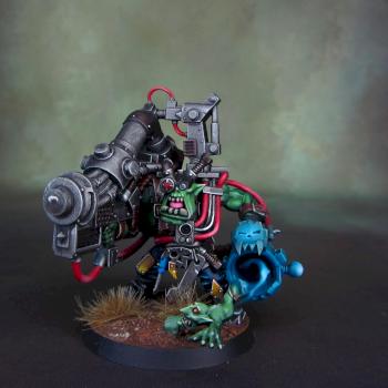 Orks Big Mek with Shokk-Attak gun by Awaken Realms