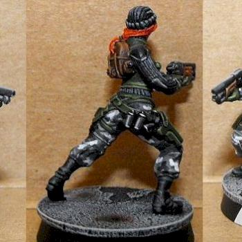 Infinity Ariadna, UXIA 'CHERRY' McNEILL Corporal of 1st Highlanders S.A.S. by bajdur