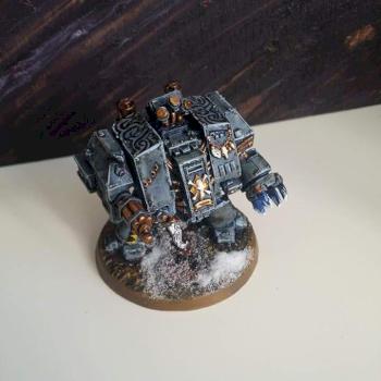 Space Wolves Dreadnought by feekejames