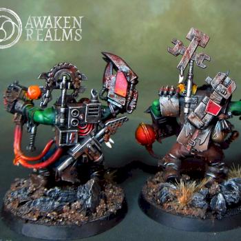 Ork Meks conversions by Awaken Realms